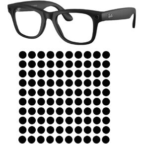 100pcs ملصقات حجب LED LED لـ Ray-Ban Meta Wayfarer/Skyler/headliner accessories و Rayneo V3 ، ملصقات تعتيم ملصقات تعتيم للضوء للنظارات الذكية (من أجل Ray-Ban Meta) in Kuwait