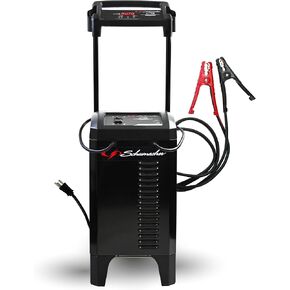 Schumacher Electric Wheeled Battery Charger and Engine Starter, SC1400, 4-in-1, Fully Automatic, 300 Cranking Amps, 60 Amp Boost Mode, 6 Volt, 12 Volt, for Car, Truck, SUV, and Marine Batteries in Kuwait