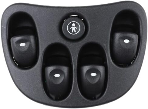 Car Auto Accessorie Master + مفاتيح نافذة الطاقة الخلفية/ملائمة لـ Holden Commodore VT VX 97-02 92047005 92105254 (أزراران) in Kuwait
