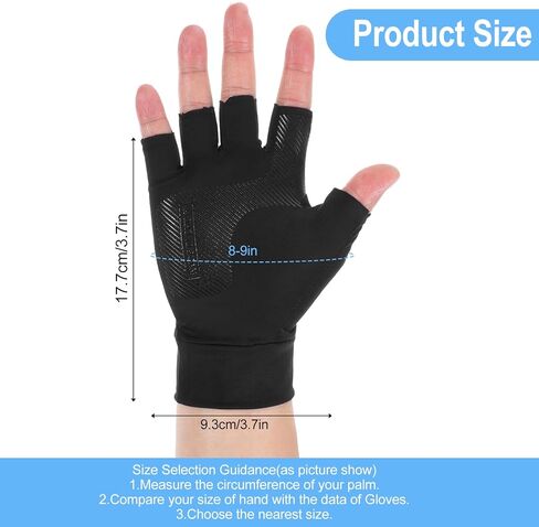 Fingerless Gloves, Multipurpose Fingerless UV Protection Gloves for Fishing Driving Sailing Rowing Kayaking & Paddling Glove, Water & Sports Sun Protect Glove for Men and Women in Saudi Arabia