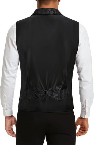 Century Star Mens Victorian Suit Vest Steampunk Gothic Corset Tuxedo Formal Waistcoat Renaissance Medieval Pirate Vests in Saudi Arabia
