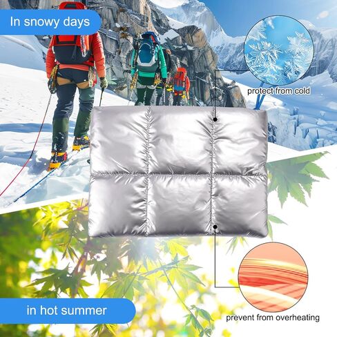 Thermal Sleeve for iPad, 12x9in Thermal Case for Kindle Outdoor Warm Tablet Bag Compatible with 11 Inch Pad and e-Reader to Prevent Overheating and Overcooling Accessories(Silver) in Saudi Arabia