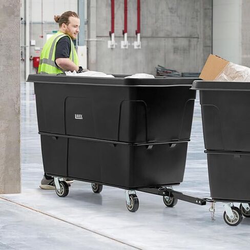 شاحنة مكعبات قابلة للقطر ، 27 قدم مكعب ، سعة 1200 رطل ، أسود in Kuwait