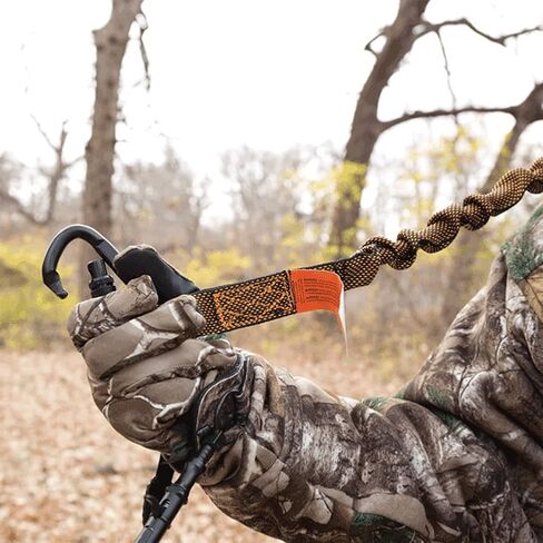 Muddy Hunting Tree Stand Safety Systems Lightweight Padded Nylon Quick-Release Crossover Harness Combo, Large in Saudi Arabia