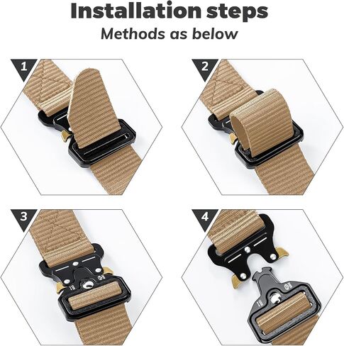 الأسلوب التكتيكي على النمط العسكري العمل المشي لمسافات طويلة RIGGERS WEB NYLON أحزمة مع مشبك المعادن السري in Saudi Arabia