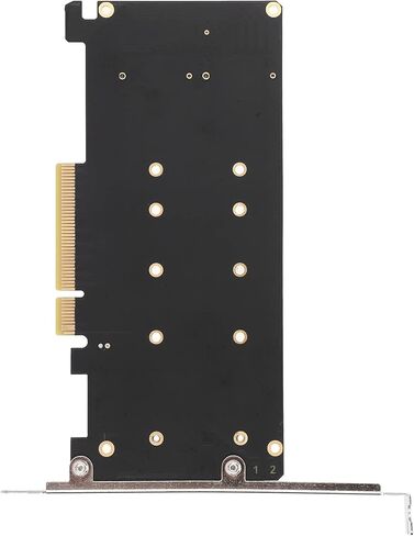 M.2 NVME SSD M مفتاح لبطاقة محول PCIE X8 ، PCIE إلى NVME CARD CARD ، 32GBPS SSD PCIE 3.0/4.0 محول لجهاز الكمبيوتر المكتبي ، PCI E كامل القناة الكاملة (PH45) in Kuwait