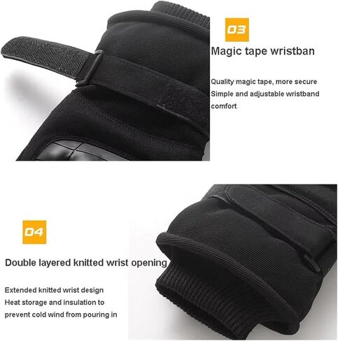 Winter Motorcycle Touch Screen Outdoor Mountain Climbing Skiing Full-Finger Gloves in Saudi Arabia