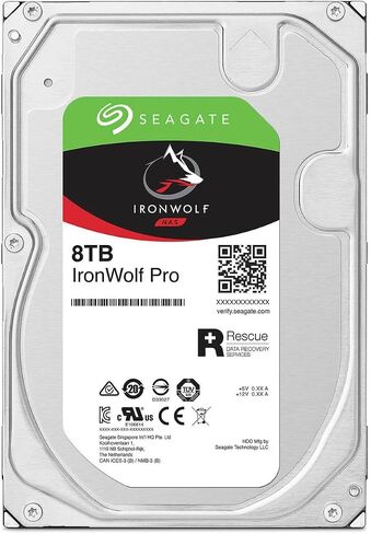 QNAP TR-004 4-Bay USB 3.2 Gen 1 RAID TEPROSSION TELPOUSHION ، حزمة مع 4X Seagate Ironwolf Pro 8TB SATA III 3.5 "NAS HDD ، 7200 دورة في الدقيقة (CMR) in Kuwait