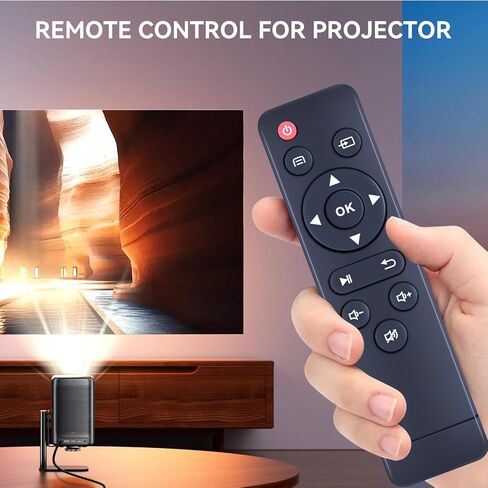 PZL Mini Projector التحكم عن بُعد ، متوافق مع WEPVO Movie YG300Plus ، لـ PVO YG300PRO ، لـ VAMVO VF210 MINI Projector in Saudi Arabia