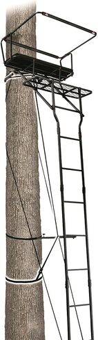 Guide Gear 15’ Double Shot Two-Person Ladder Tree Stand with Grip Jaw System; Portable, Hunting Deer Season in Saudi Arabia