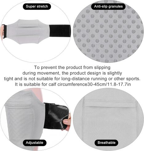 Leg Phone Holder, Cell Phone Leg Straps Ankle Wallet Thigh Phone Holder Wallet Calf Straps Adjustable Arm Pouch Non Slip Sports Armband Storage Bag for Equestrian Jogger Running Workout in Kuwait