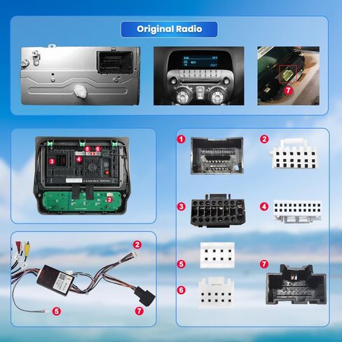 ستيريو سيارة أندرويد 2GB+64 جيجابايت لشيفروليه تشيفي كامارو 2010 2011 2012 2013 2014 ، دعم WiFi Bluetooth GPS BT DSP SWC Carplay Android Auto in Kuwait