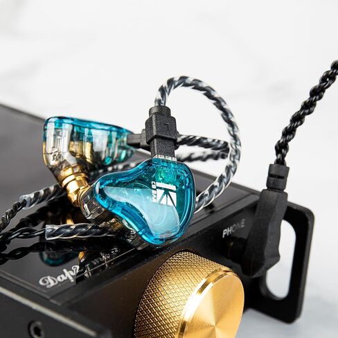 KZ ZS10 Pro IEM Cable, 2 Meter Long in Ear Monitor Cable, CCZ C01 4N OFC Upgraded Earbuds Cord for ZSN PRO X, Castor, EDX PRO, ZS12 PRO X, ZS10 PROX, ZAR,ZAS, CCA CRA (2m, QDC-Pins Without Mic, Black) in Saudi Arabia