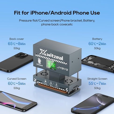 JYBY2 Universal Phone Screen Pressure Holding Machine, Automatic Screen Fixture Repair Tools for Repairing iPhone/Android Screen Battery Bracket Recover Phone's Air Tightness in Saudi Arabia