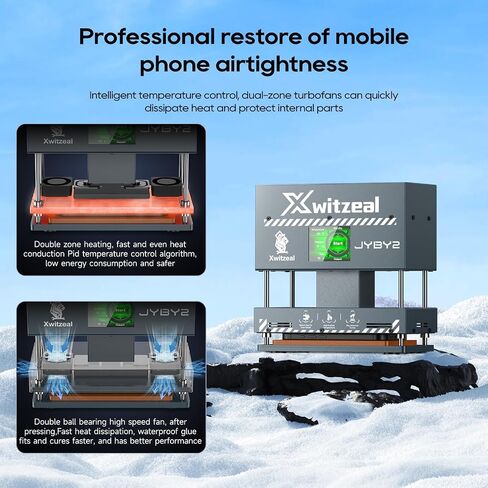 JYBY2 Universal Phone Screen Pressure Holding Machine, Automatic Screen Fixture Repair Tools for Repairing iPhone/Android Screen Battery Bracket Recover Phone's Air Tightness in Saudi Arabia
