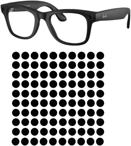 100pcs ملصقات حجب LED LED لـ Ray-Ban Meta Wayfarer/Skyler/headliner accessories و Rayneo V3 ، ملصقات تعتيم ملصقات تعتيم للضوء للنظارات الذكية (من أجل Ray-Ban Meta) in Kuwait
