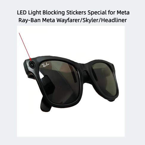 100pcs ملصقات حجب LED LED لـ Ray-Ban Meta Wayfarer/Skyler/headliner accessories و Rayneo V3 ، ملصقات تعتيم ملصقات تعتيم للضوء للنظارات الذكية (من أجل Ray-Ban Meta) in Kuwait