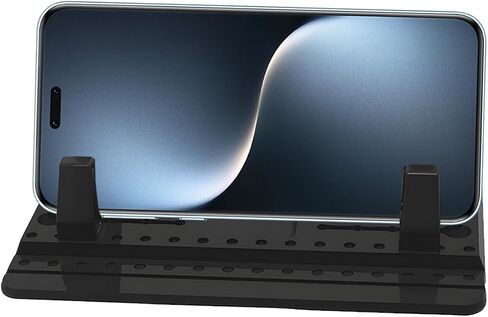 Cell Phone Holder for Car Dashboard - Adjustable Silicone Phone Mount Car Pad Mat - Universal Anti-Slip Vehicle GPS Mounting Mat Cellphone Stand for Smartphones Navigation in Saudi Arabia