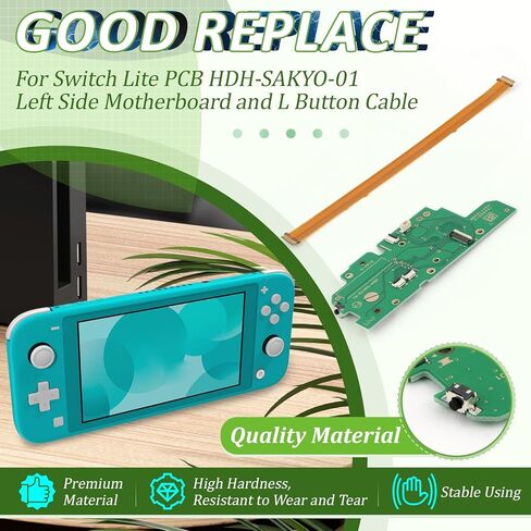 Left L Side Motherboard لـ Nintendo Switch Lite L Button Button Ribbon Cable Board PCB HDH-Sakyo-01 مع أدوات الإصلاح in Saudi Arabia