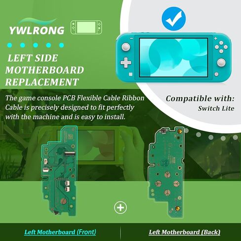 Left L Side Motherboard لـ Nintendo Switch Lite L Button Button Ribbon Cable Board PCB HDH-Sakyo-01 مع أدوات الإصلاح in Saudi Arabia