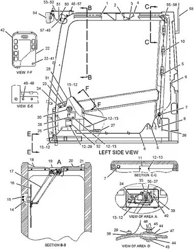 Monitor Display Screen Panel 151-9385 1519385 20R-7975 20R7975 for Caterpillar CAT 311B 312B 315B 318B 320B M325B W330B W345B in Saudi Arabia