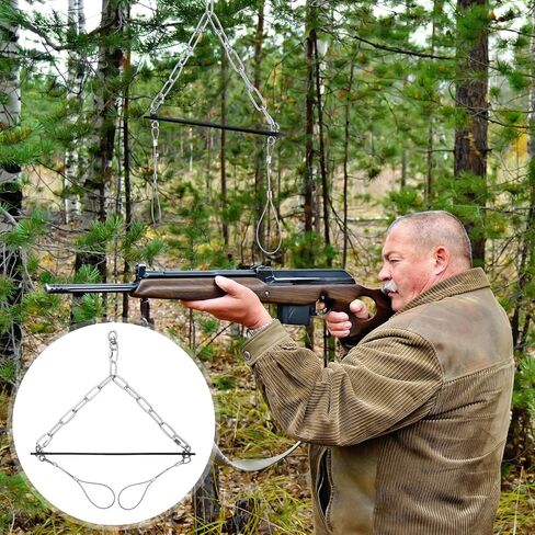 Lasnten 2 حزمة Gambrel Arbbit Hanger لحيوانات صغيرة الحجم حيوانات أرنب شماعات الصيد المحمولة المدمجة Skinning Gambrel Hopper Popper Dispatcher لمعالجة الأرنب والراكين الصغيرة in Kuwait