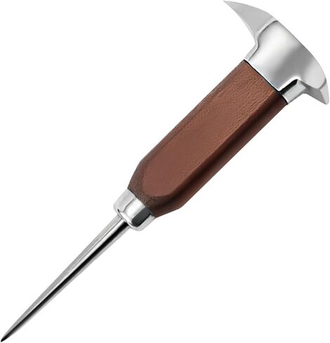 اختيار الجليد مع مقبض بيتشوود وتصميم مزدوج الفولاذ المقاوم للصدأ ، 6.8 بوصة ، مقاوم للصدأ مع درع واقية لسهولة تقسيم الجليد in Kuwait