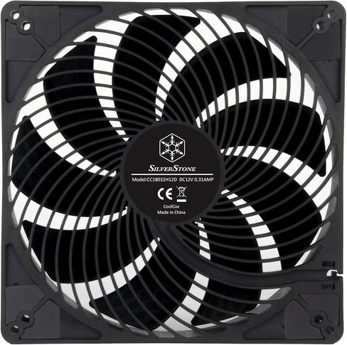 Silverstone Technology Air Percial 184i Pro ، محسن 180 مم من مروحة توجيه الهواء التي يتم التحكم فيها ، SST-AP184I-PRO in Kuwait