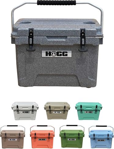 Hogg 65 qt Insulated Cooler with Wheels and Handles, Rolling Ice Chest with Wheels, Rotomolded Wheeled Coolers for Camping, Drinks, Outdoors, 65qt Blue in Kuwait