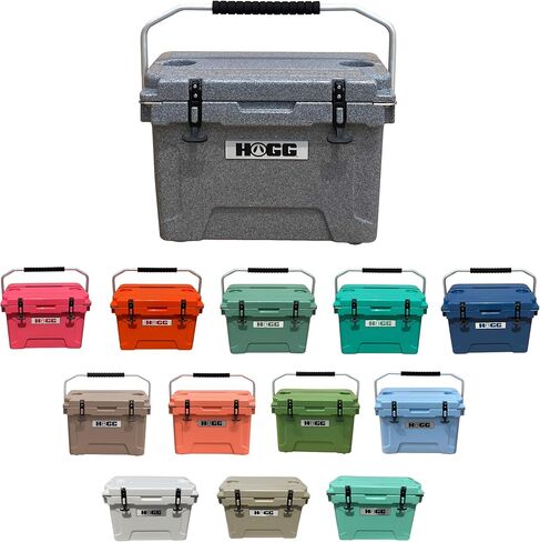 Hogg 65 qt Insulated Cooler with Wheels and Handles, Rolling Ice Chest with Wheels, Rotomolded Wheeled Coolers for Camping, Drinks, Outdoors, 65qt Blue in Kuwait