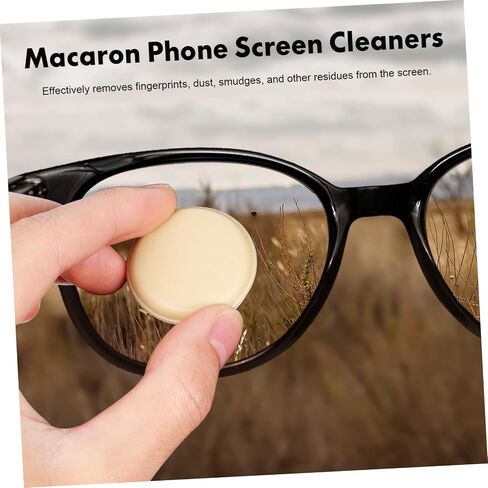 Didiseaon 4 PCS Macaron على شكل معكرون منظفات شاشة الشاشة المزخرفة للمناديل للأجهزة المحمولة للشاشات العدسات الاستخدام متعدد الاستخدامات لأقراص الهواتف المزيد in Saudi Arabia