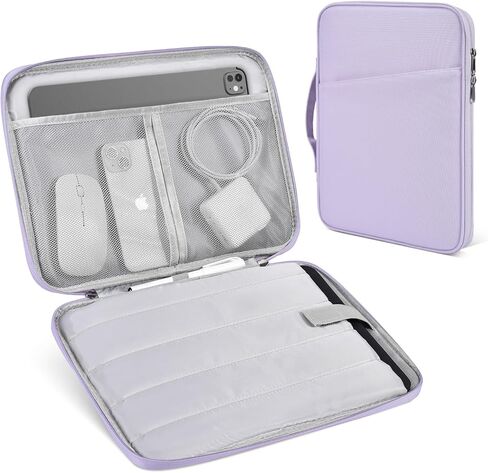 13 inch iPad Carrying Bag for 2026 2025 13 Inch iPad Pro M5/M4, iPad Air M4 M3 M2, Protective Sleeve Case, Fit with Apple Pencil or Smart Keyboard, Purple in Saudi Arabia