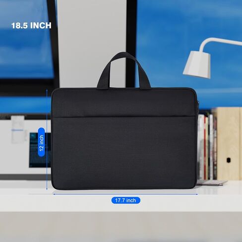 24 Inch Portable Monitor Case Carrying Sleeve Compatible with 23.8-24 Inch Portable Large Monitor with Handle Pocket, Protective Travel Shockproof-Padded Accessory Bag in Saudi Arabia