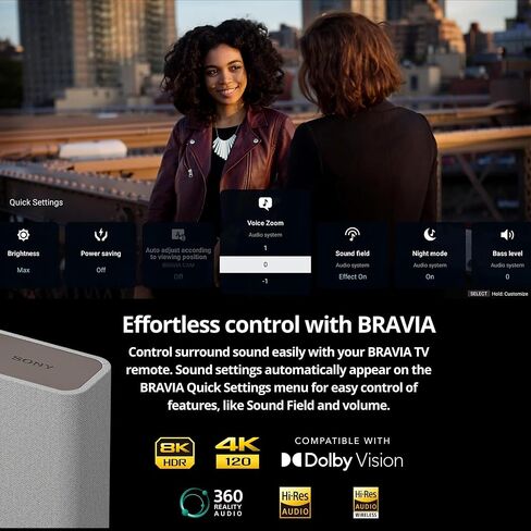 Sony Bravia Theatre Quad Home Theatre Sound Sound مع 4 مكبرات صوت لاسلكية (رمادي) حزمة SASW3 اللاسلكية ، ووسادات العزل المراقبة ، وكابل HDMI ، وعلاقات الكابل (5 عناصر) in Saudi Arabia
