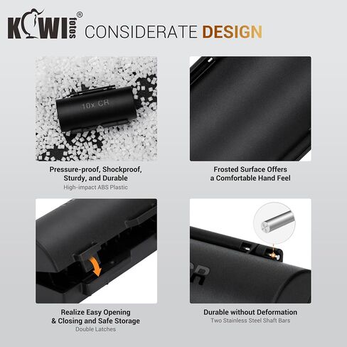 Kiwifotos (2 Pack) CR2032 Coin Cell Battery Case Organizer يحتفظ 20pcs CR2032 CR2025 CR2016 CR2320 CR2325 CR2330 CR2335 CR2354 CR2412 CR2430 CR2450 حامل بطاريات (بطارية غير مضمنة) in Kuwait
