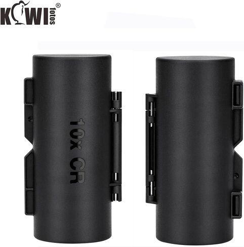 Kiwifotos (2 Pack) CR2032 Coin Cell Battery Case Organizer يحتفظ 20pcs CR2032 CR2025 CR2016 CR2320 CR2325 CR2330 CR2335 CR2354 CR2412 CR2430 CR2450 حامل بطاريات (بطارية غير مضمنة) in Kuwait