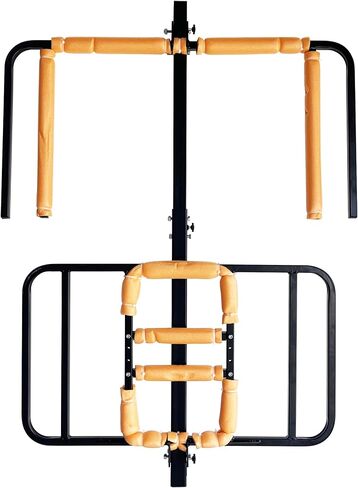 Vertical RV Kayak Rack & Bike Carrier – Holds 2X 12ft Kayaks & 2 Bikes, 2" Hitch Mount for Trucks, SUVs & RVs, Heavy Duty Outdoor Gear Storage, 300 lb. Capacity in Saudi Arabia