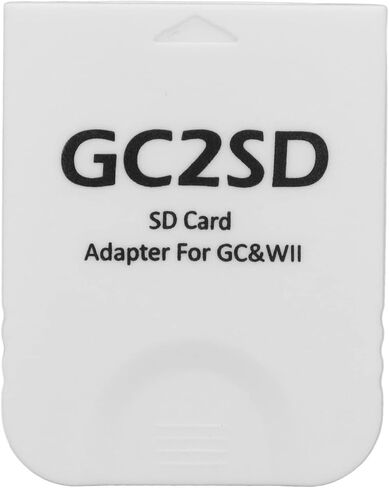 قارئ بطاقة GC2SD لمحول بطاقة التخزين ، بطاقة ذاكرة وحدة التحكم في اللعبة مع أقصى قدر من الذاكرة المتوافقة مع GC ووحدة التحكم والتوصيل والتشغيل (أبيض) in Saudi Arabia