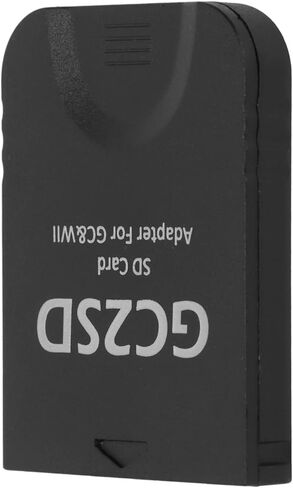 GC2SD Reader for Storage Adapter, Game Console Memory with Maximum Memory of 512GB Compatible with GC and Console, Plug and Play (Black) in Saudi Arabia