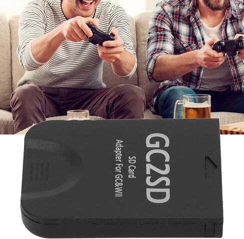 GC2SD Reader for Storage Adapter, Game Console Memory with Maximum Memory of 512GB Compatible with GC and Console, Plug and Play (Black) in Saudi Arabia