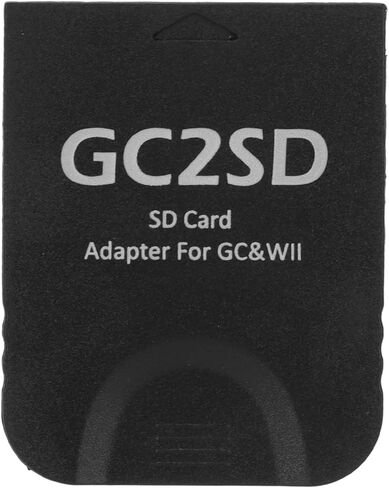 GC2SD Reader for Storage Adapter, Game Console Memory with Maximum Memory of 512GB Compatible with GC and Console, Plug and Play (Black) in Saudi Arabia