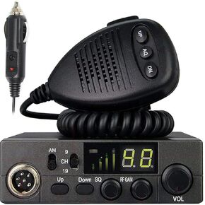 LT-5558 10M CB Radio AM/FM/SSB/CW الدعم PA ، المسح التلقائي ، ASQ ، القناة الفورية 9/19 ، 40 قناة ، معايرة SWR ، RF-Gain ، Black in Kuwait