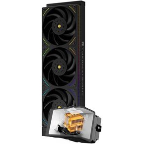 Thermalright Wonder Vision 360 Turbo ARGB Black AIO CPU Cooling, CPU Water Cooler System, 6.67 Inch Curved Screen with 2400x1080 Resolution, for AM4/AM5, LGA1851/1700, 7:3 Visual Scale Screen Ratio in Saudi Arabia