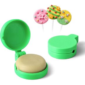 2 PCS Round Cake Pop Mold Shapes Press Set, 3D Printed Sphere Circle Cake Pop Cutter and Pusher, Baking Tools Accessories for Home Baking, Birthday Parties, Wedding Desserts in Kuwait