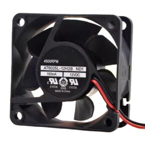 AT6025L-12H2B ND1 FAN 6CM لـ 12V 0.16A 6025 60X60X25MM 2-WARE مروحة التبريد in Kuwait