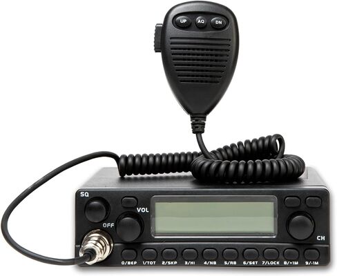 LT-5558 10M CB Radio AM/FM/SSB/CW الدعم PA ، المسح التلقائي ، ASQ ، القناة الفورية 9/19 ، 40 قناة ، معايرة SWR ، RF-Gain ، Black in Kuwait