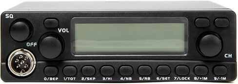 LT-5558 10M CB Radio AM/FM/SSB/CW الدعم PA ، المسح التلقائي ، ASQ ، القناة الفورية 9/19 ، 40 قناة ، معايرة SWR ، RF-Gain ، Black in Kuwait