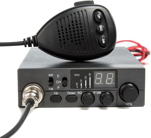 LT-5558 10M CB Radio AM/FM/SSB/CW الدعم PA ، المسح التلقائي ، ASQ ، القناة الفورية 9/19 ، 40 قناة ، معايرة SWR ، RF-Gain ، Black in Kuwait