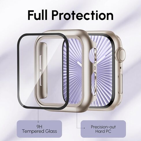 نطاقات ممتدة مضفر مغناطيسية متوافقة مع شريط ساعة Apple و Case 40mm 42mm 42mm 44mm 45mm 46mm النساء ، حلقة منفردة نايلون مرنة مع غطاء واقي الشاشة لـ Iwatch Series 10 9 8 7 6 5 4 3 in Kuwait