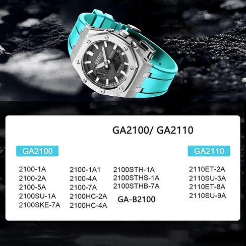 GA-B2110 MOD Kit For GA2100 GA2110 Metal Watch Case Silicone Strap 316 Stainless Steel Modified Accessories Bracelet Bezel bands in Kuwait